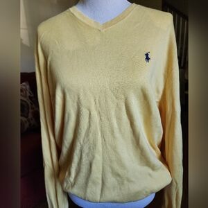 Polo by Ralph Lauren Men's Yellow Sweater